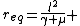 r_{eq}=\frac{l^{2}}{\gamma \mu}