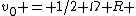 v_0 = 1/2 \Omega R